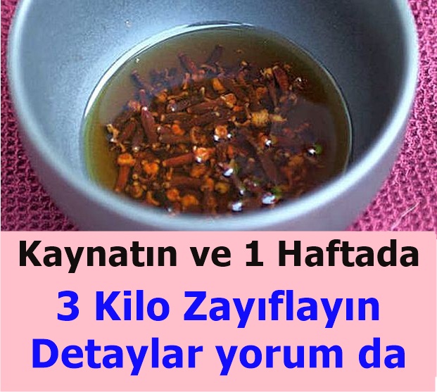 Kaynatın ve 1 Haftada 3 Kilo Zayıflayın