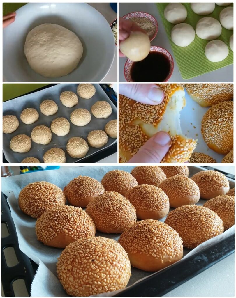 5 Dakikada Şipşak Mayasız Puf Puf 2+2+1 Simit Poğaça Tarifi