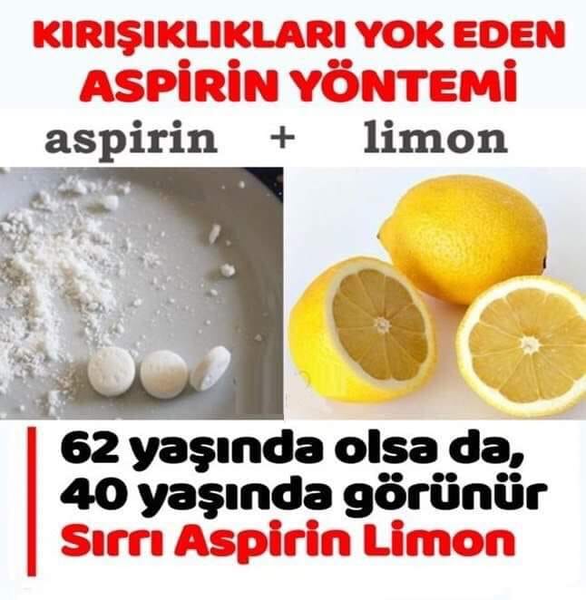 Kırışıklıkları Yok Eden Aspirin Yöntemi