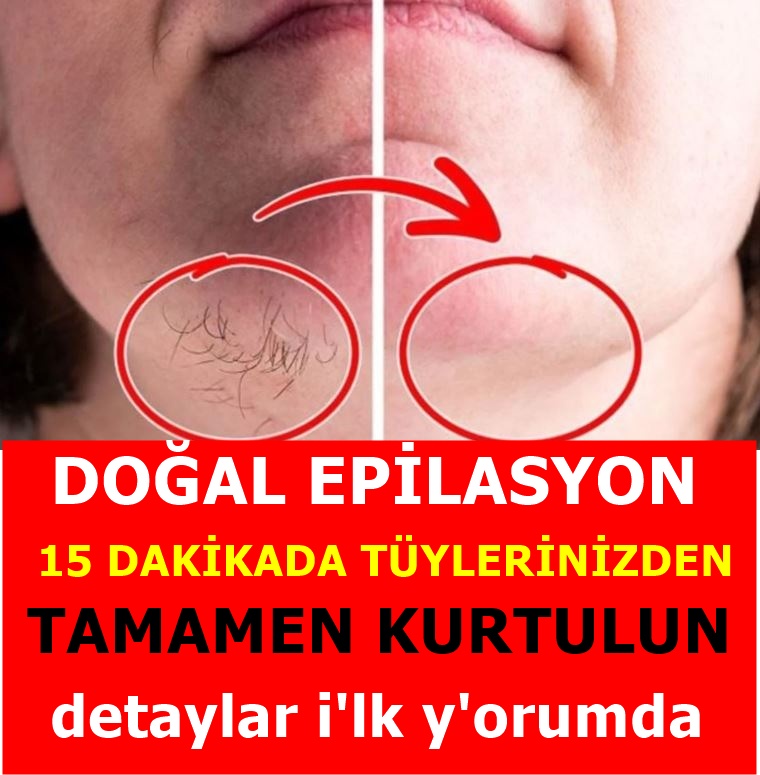 Doğal Epilasyon 15 Dakikada Tüylerinizden Tamamen Kurtulun