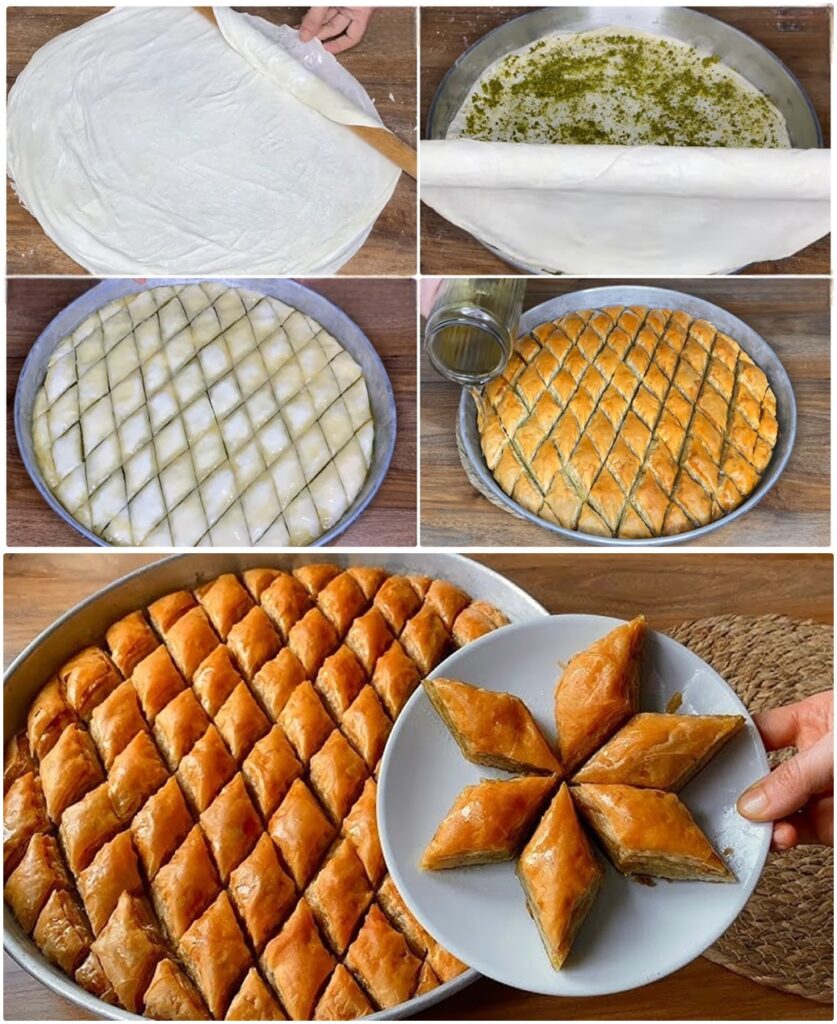 Tüm Püf Noktalarıyla Fıstıklı Kolay Ev Baklavası