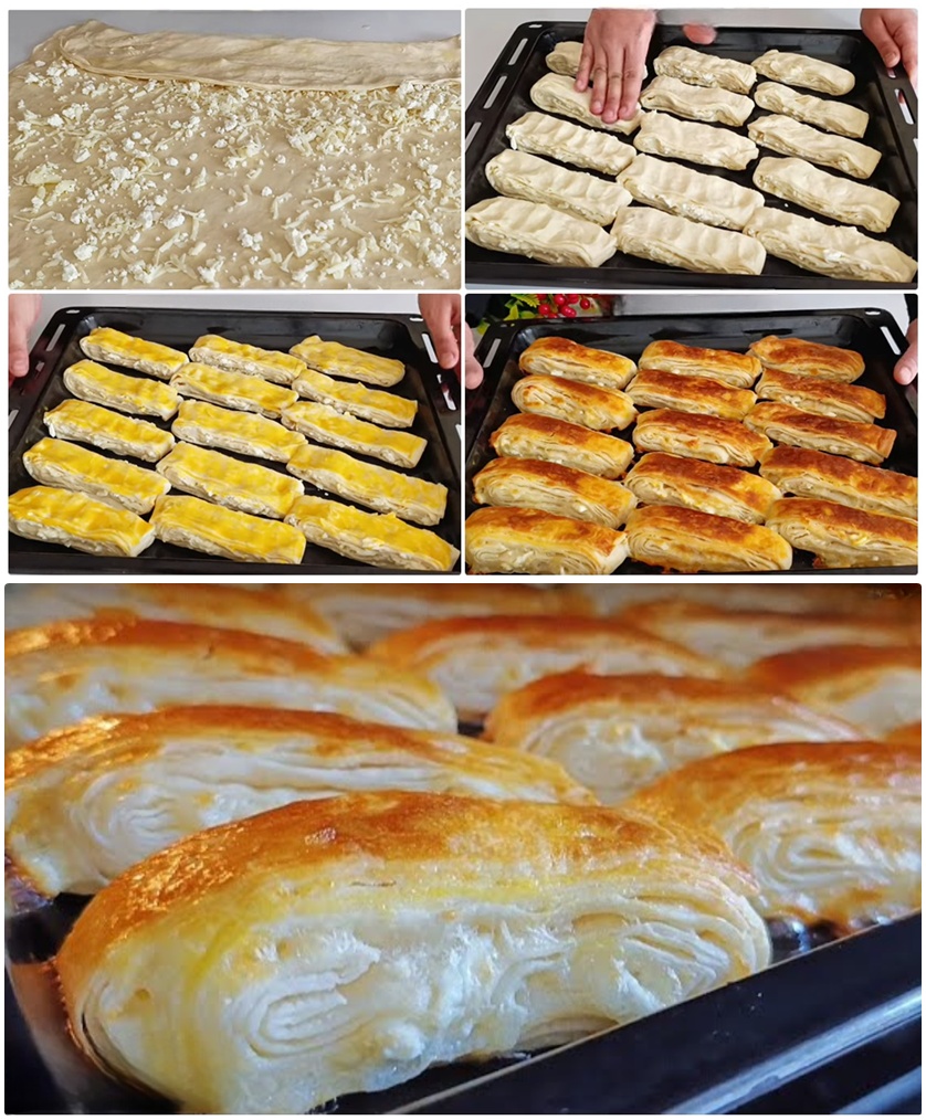 Bu Kolay Yöntemle Çıtır Kat Kat Milföy Gibi Börek Tarifi