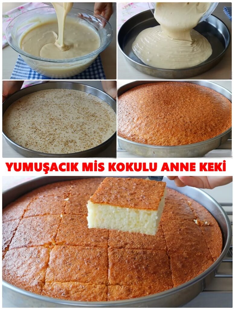 5 Dakikada Yumuşacık Mis Kokulu Anne Keki